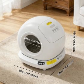 Fully Automatic Cat Litter Box -365 Days Without Needing To Scoop, Extremely Clean, Enjoying Intelligent Pet Care Life (Option: Defaulttitle)